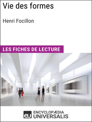 cover image of Vie des formes d'Henri Focillon